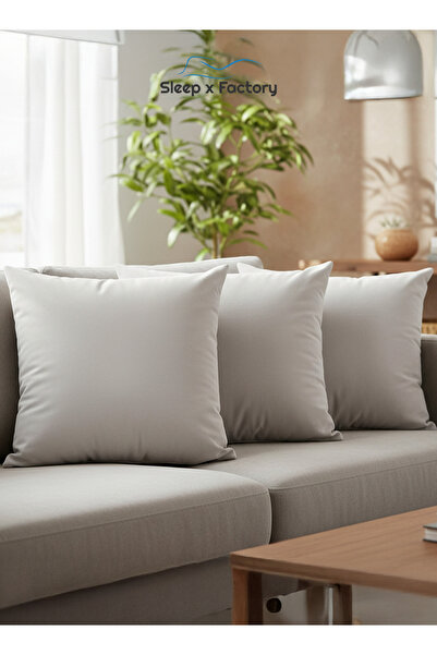 Sleep x Factory 3-Pack Decorative Cushions 45x45 cm – Microfiber Filled