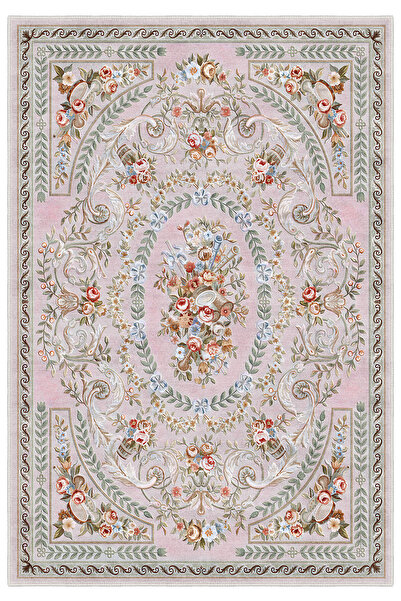 Homefesto Dekoratif Salon Halısı, Makinada Yıkanabilir, Kaymaz Taban, İnce & ...