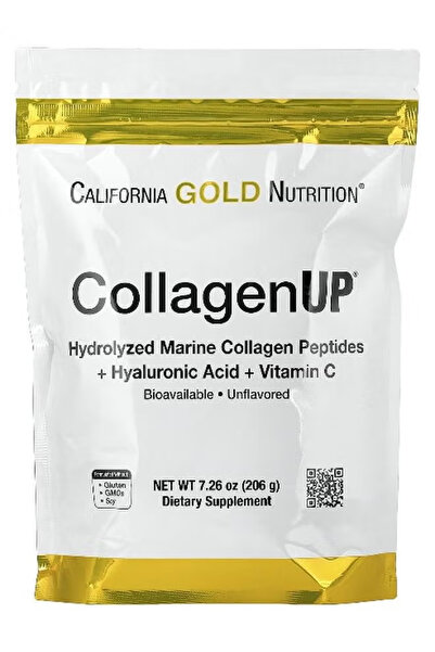 Gold Collagenup With Hyaluronic Acid And Vitamin C Unflavored 7.26 Oz Packagi...