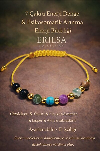 Erilsa Certified Yellow 7 Chakra Balance Energy Harmony Psychosomatic Purific...