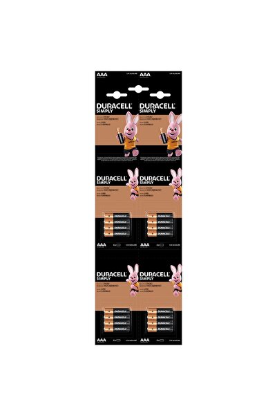 Duracell Set baterii alcaline AAA LR03 16buc blister MN2400-16