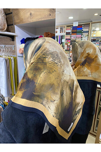 Akel وشاح قطني من الفيسكون منقوش 9612-04