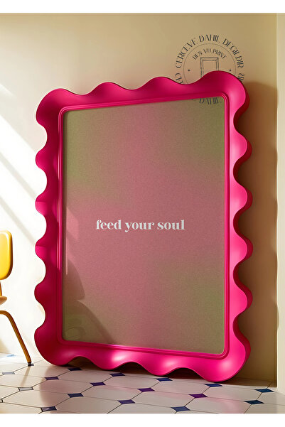 DES VU PRINT Feed Your Soul, Çerçevesiz Manifest Pinterest Temalı Poster