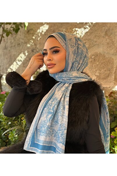 tomrisboutique Luxury Shawl Wool Hijab 4 Seasons Double Sided 70 X 180 cm