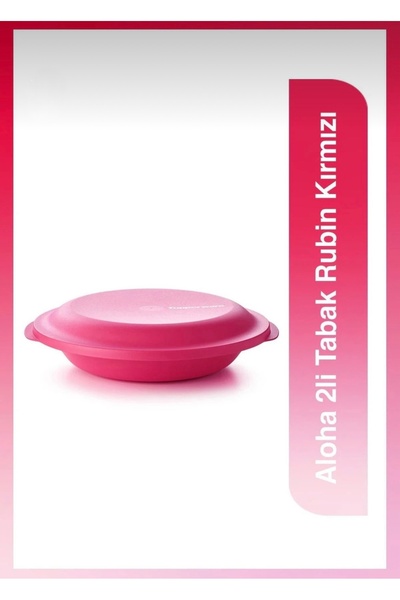 Plus Aloha Storage Container 700ml + 360 ml Lid / Plate & Serving Set of 2