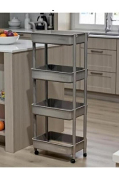 BEC39 Space-saving 4-tier vertical storage cart - 110cm high
