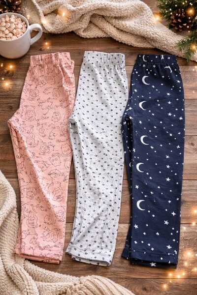 Butik 3LÜ ÇOCUK ALT PİJAMA 1-3YAŞ