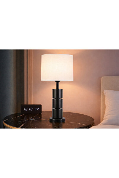 SADANHOME مصباح طاولة أنيق بإضاءة دافئة ولمسة فاخرة