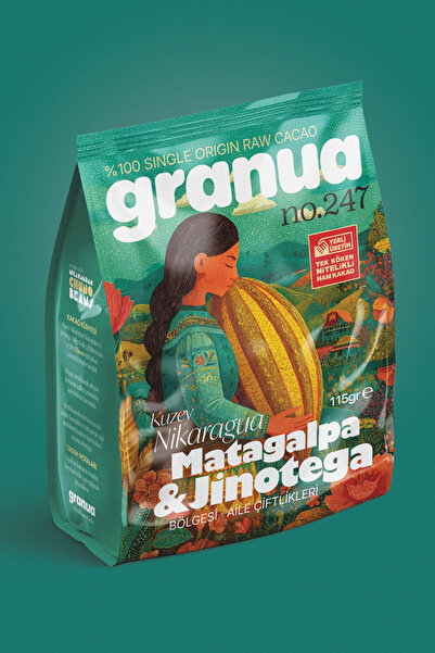 Granua Ham Kakao Tozu - Single Origin no.247 - Matagalpa & Jinotega Bölgesi A...