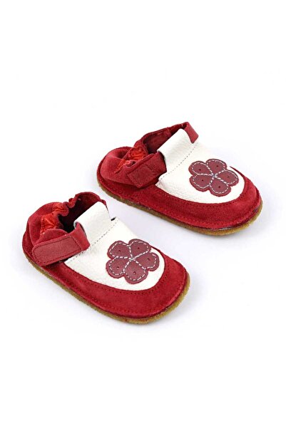 tino Ghete pentru bebeluși din piele naturală 3268-ROȘU/ROȘU/F