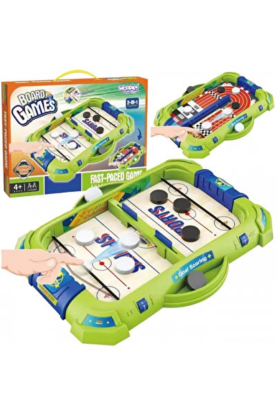 woopie Mini Hochei și Pinball Racing pentru Copii, Joc de Îndemânare și Logic...