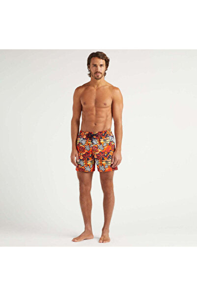 Vilebrequin x Queen ERKEK ESNEK YÜZME ŞORTU MONOİ KAPLUMBAĞALAR