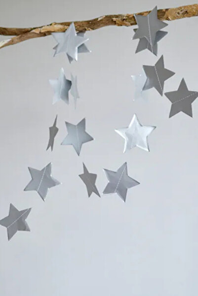 Le Mabelle Silver Sequential Star Party Ornament