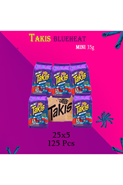Trendyol Generic Takis Blue Heat Rolled Tortilla Chips - 35g (Pack of 125) - ...