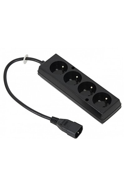 OEM Power adapter cable from UPS IEC C14 to 4x schuko coupler 0.3m JONEX