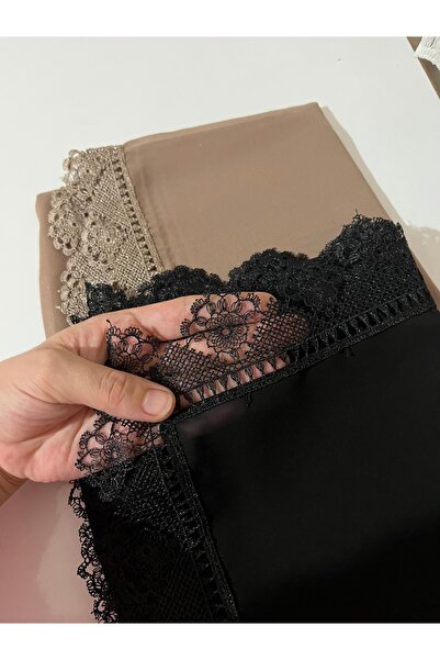 Handmade iğne oyalı makine işi şal