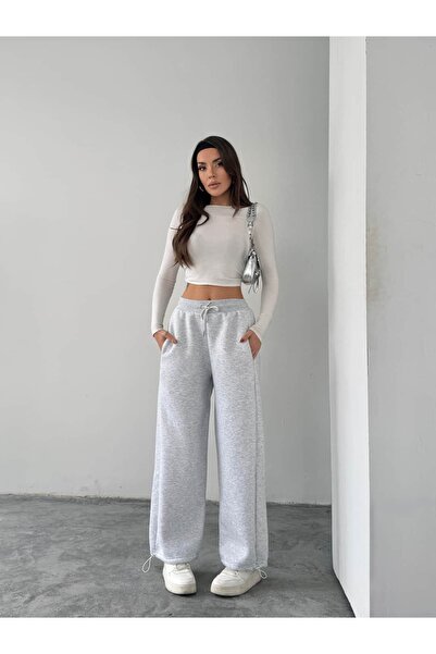 mydukkan.co Fleece-Lined Tracksuit with Drawstring Legs