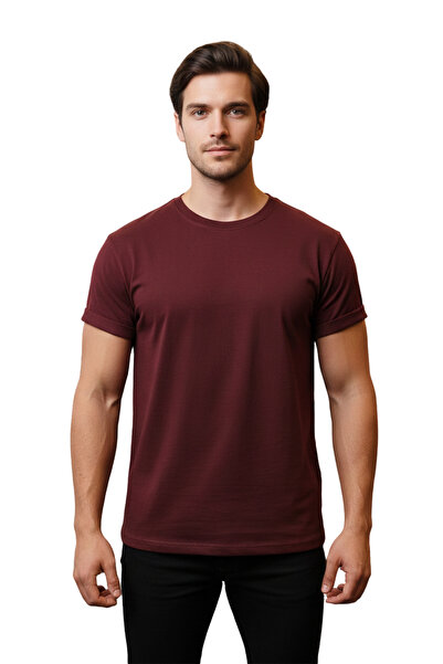 DK DAKSEL Men's Multi-Colored Crew Neck Cotton Relaxed Fit Short Sleeve T-Shirt