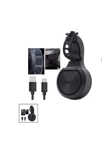 BİKE SKY BRIVIGA - Şarjlı Bisiklet Kornası (4 Ses, Ayarlanabilir Ses, Alarm F...