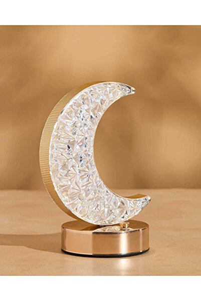 REDTAG مصباح طاولة هلالي الشكل - إضاءة ديكور احتفالية