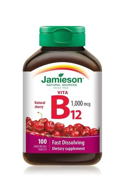 Jamieson Vita B12 - 1000 Micrograms Fast Dissolving Tablets