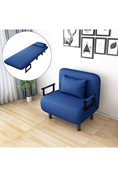 hocc Convertible Sofa Bed Dark Blue