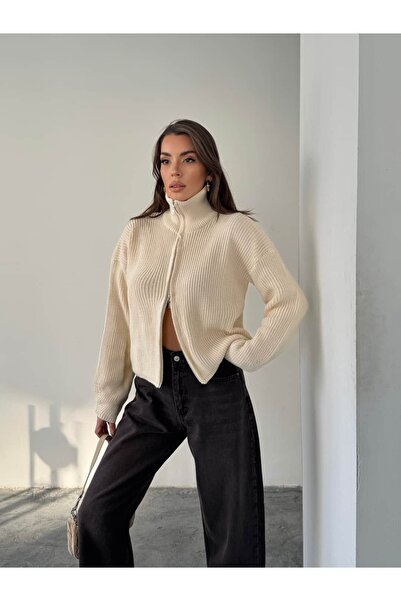 mydukkan.co Double Zipper Knitwear