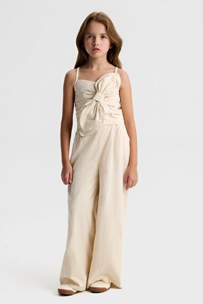 NK Girl's Azra Crop 8-14 Years Old Cream