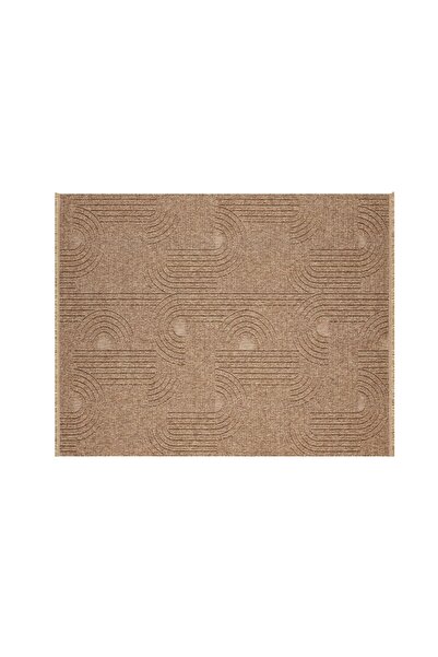 Vivense Lara İskandinav Makine Halısı, Kahverengi, Ds623, 100X350