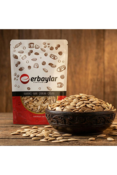 Erbaylar Kabak Çekirdeği Hanım Tırnağı Tuzsuz Kavrulmuş - 250 Gr
