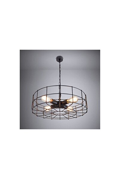 Vivense MERT ENDÜSTRİYEL KAFES TASARIM AVİZE, SİYAH