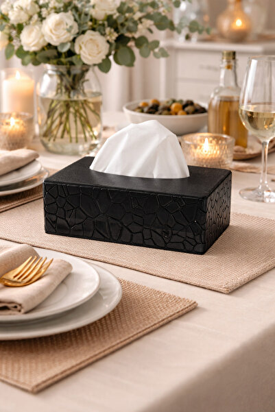 Tasarı Sanatı Patterned Tabletop Napkin Holder - Special Design Napkin Holder...