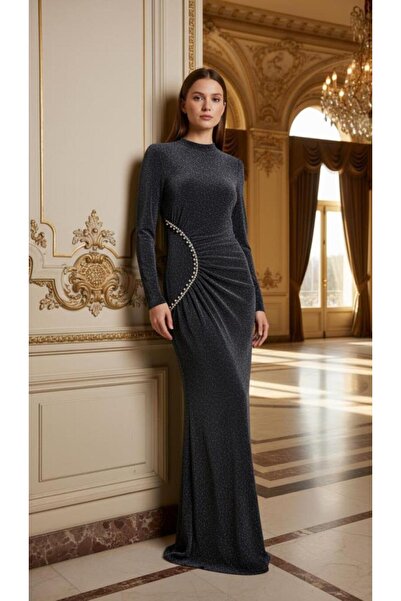 AbiyeSultan Women's Hijab Evening Dress - Perinaz Evening Dress - Fish Evenin...