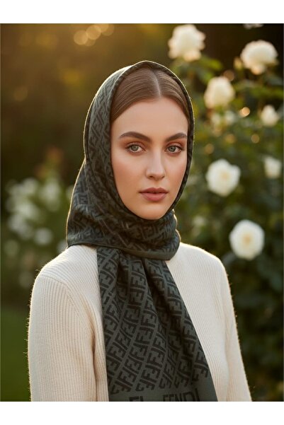 w white stars sports & wear شال بنمط حرف F مزدوج الجوانب