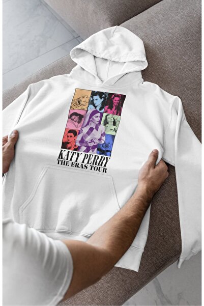 Fuddy Moda Унісекс Katy Perry Eras Tour Світшот з капюшоном і принтом, оверса...
