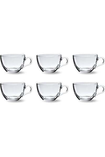 Feelings Glass Tea Mug 6PCS Set – Coffee & Tea Cups, Crystal Clear, Durable, ...