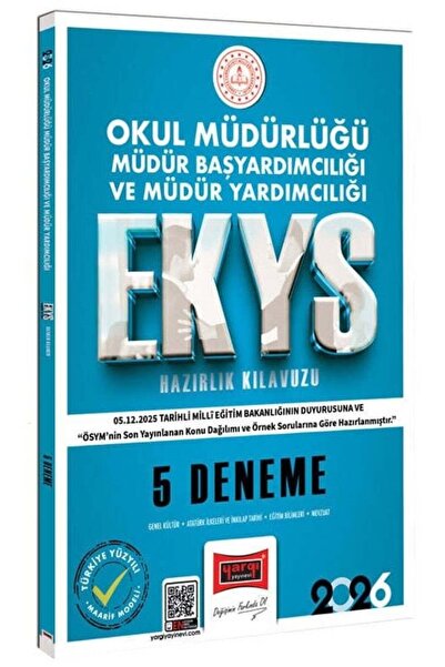 Makro Kitabevi Yayınları Yargı 2026 MEB EKYS Okul Müdürlüğü, Başyardımcılığı ...