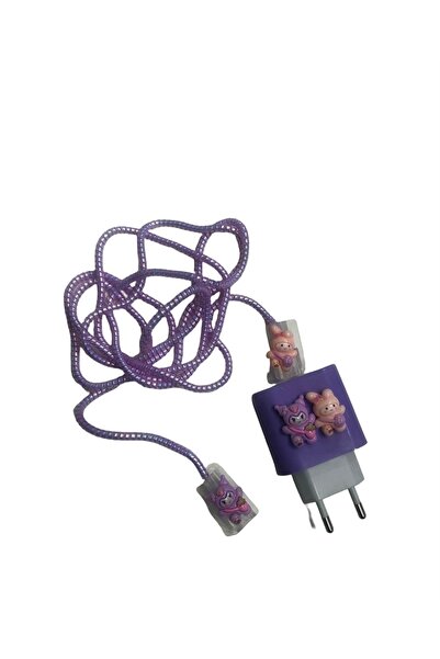 Şarj Başlığı Adaptörü Koruma Kablo Koruyucu Kılıf