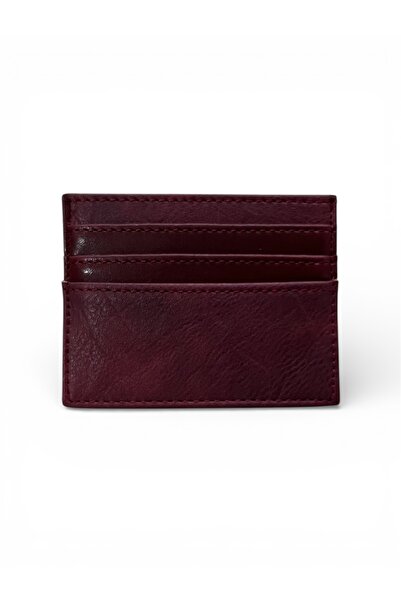 stravis 6 Compartment Burgundy Color Card Holder