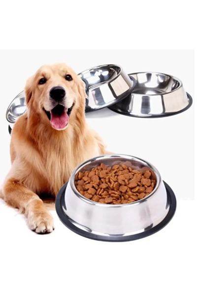 VitaBuddy Set of 3 for Dogs; Dog Toy Bag (Set of 4) & Stainless Steel Food Bowl & Sound-Producing Chicken Tail Toy