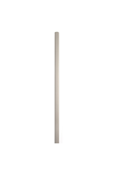 System 9733 Silindir Çizgili Kulp Nikel Saten Renk 480 mm (iki delik arası me...