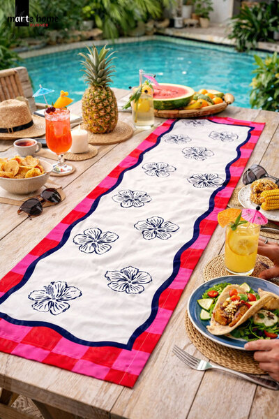 Marte Home Colorful Pattern Printed Decorative Runner