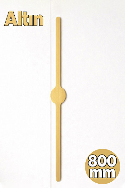 Badem10 Saral Striped Matte Gold Drawer Handle 800 mm Wardrobe Cabinet Door H...