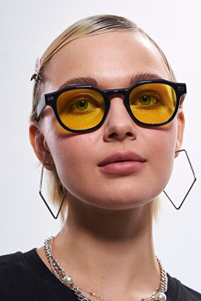 Bilge Karga Brandy Black Yellow Sirkadiyen Balance Glasses