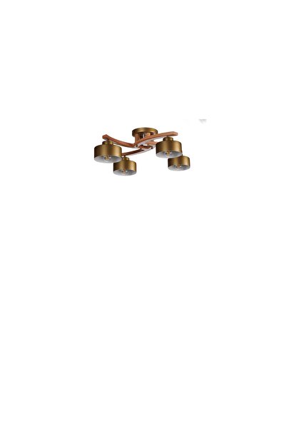 Vivense WESTON DÖRTLÜ NATUREL METAL BAŞLIKLI PLOFONYER AVİZE