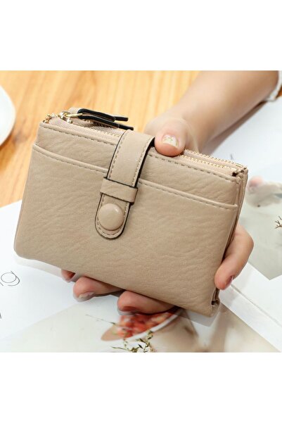 rinkadoll Compact Design, Many Compartments, Mink Color, Small Size Women's W...