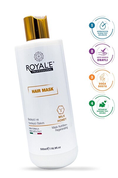 royale professional قناع الشعر - قناع الشعر بالعسل والحليب 500 مل