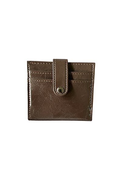 stravis Brown Card Holder Wallet with Multiple Card Slots and Money Compartment