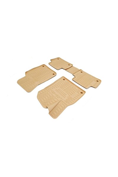 Lumi LUXURY Covoare cauciuc tavita Bej compatibile Audi A4 B6 2000–2005 si A4...