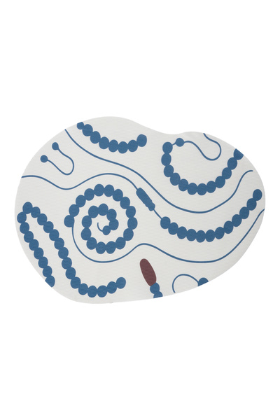 Blends Oval Placemat with Beads Pattern from Tila